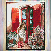 Картина по номерам (набор для росписи) Идейка, без коробки - Дети "Маленькая принцесса" 40*50 см