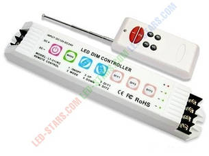 Контроллер однозональный  с радиоуправлением 18A с пультом LT-3600-RF