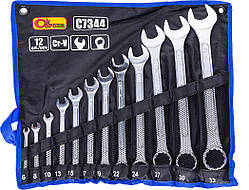 Набір ключів рожково-накидних Richmann 12 шт 6-32 мм в чохлі (C7344)