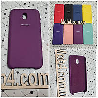 Брендовый чехол накладка Silicone Cover для Samsung Galaxy (Самсунг) J730