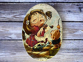 Настінне панно "Дівчинка" КерамКлуб