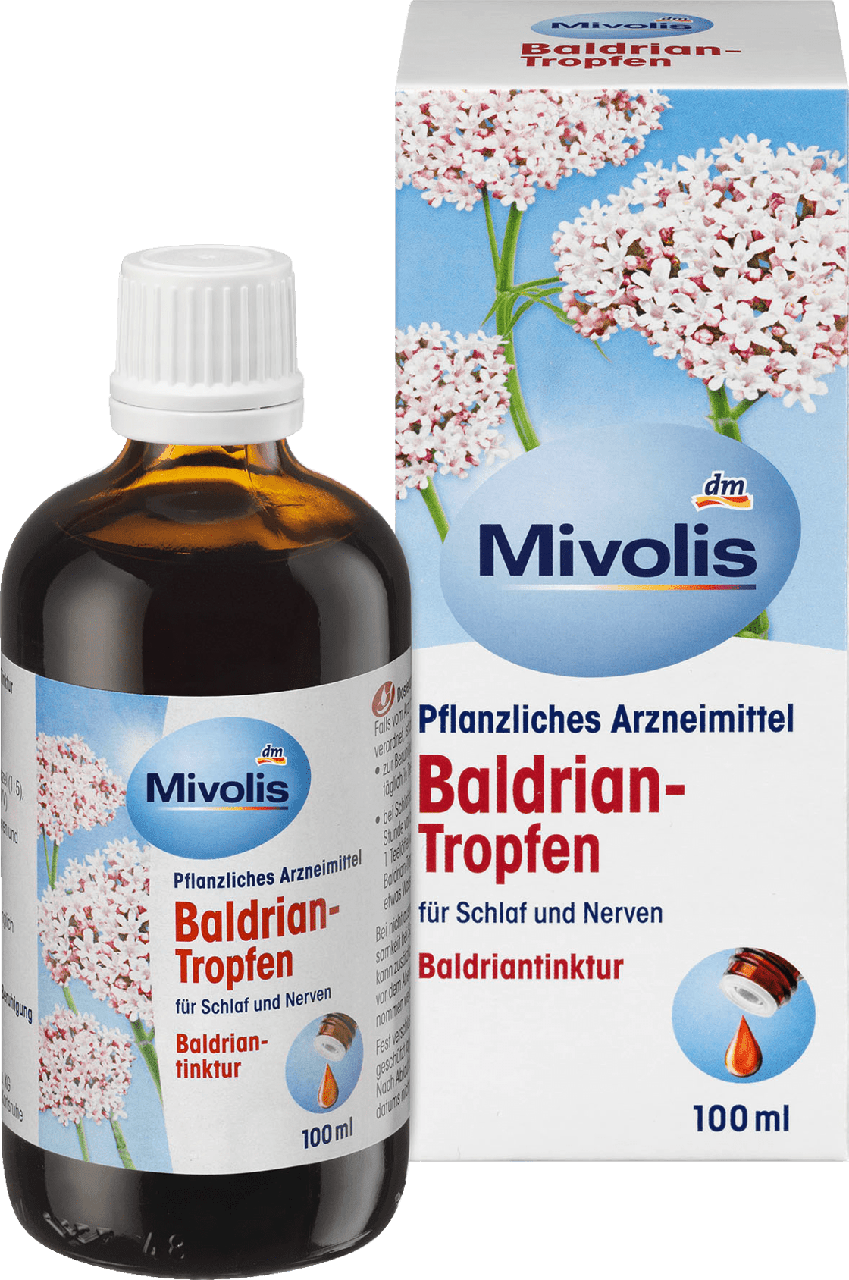 Заспокоєючу краплі валеріани Mivolis Baldreian-Tropfen, 100 мл.