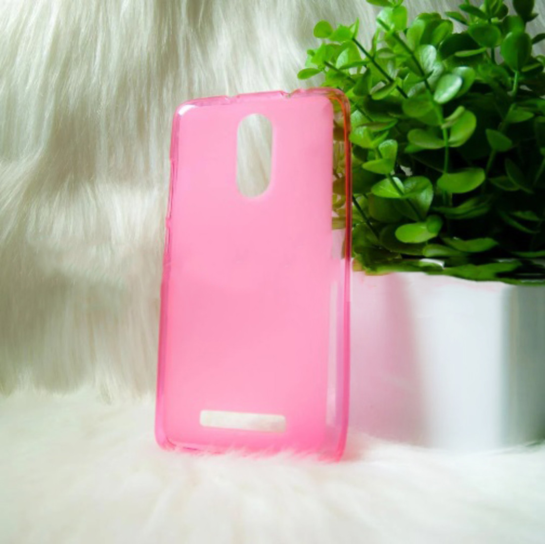 Силіконовий чохол Xiaomi Redmi Note 3 "Cool Black" Рожевий (pink)