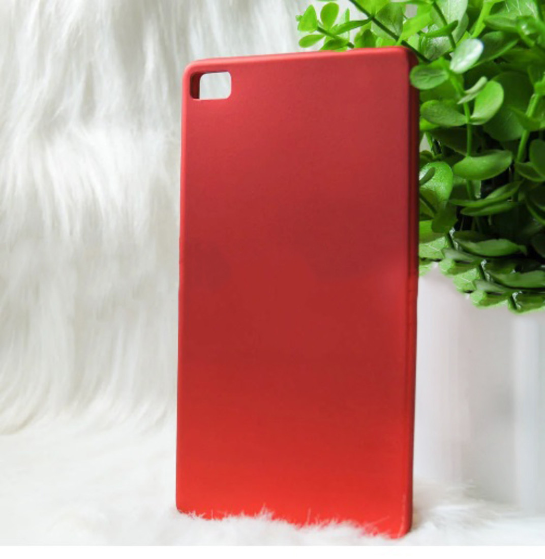 Силиконовый чехол Huawei P8 "VIP" Красный (red)