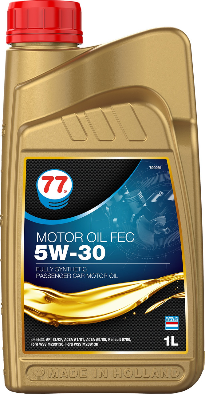 77 MOTOR OIL FEC 5W-30 (кан. 1 л), A5/B5, A1/B1