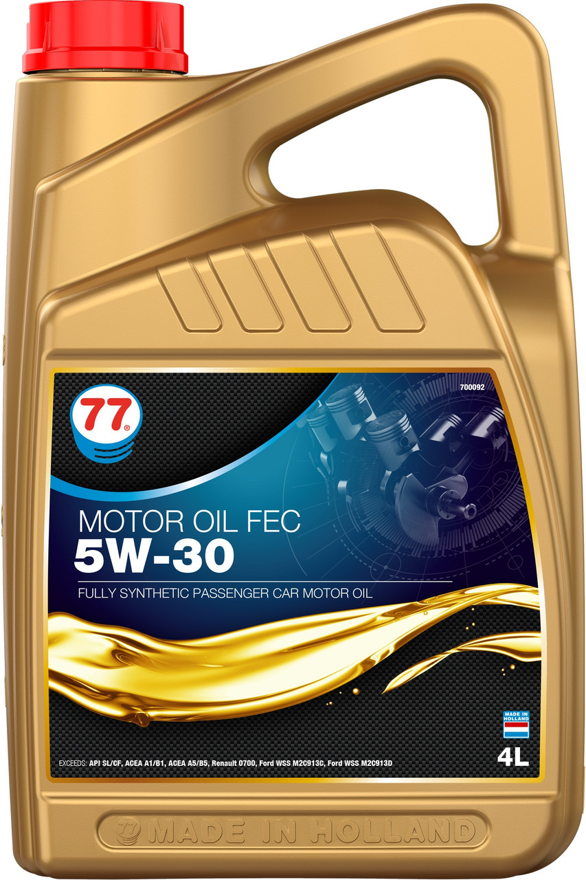 77 MOTOR OIL FEC 5W-30 (кан. 4 л), A5/B5, A1/B1