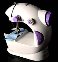 Швейна машинка Mini Sewing Machine FHSM 201 з педаллю й адаптером, мінішвейна машина.машинка, ТС