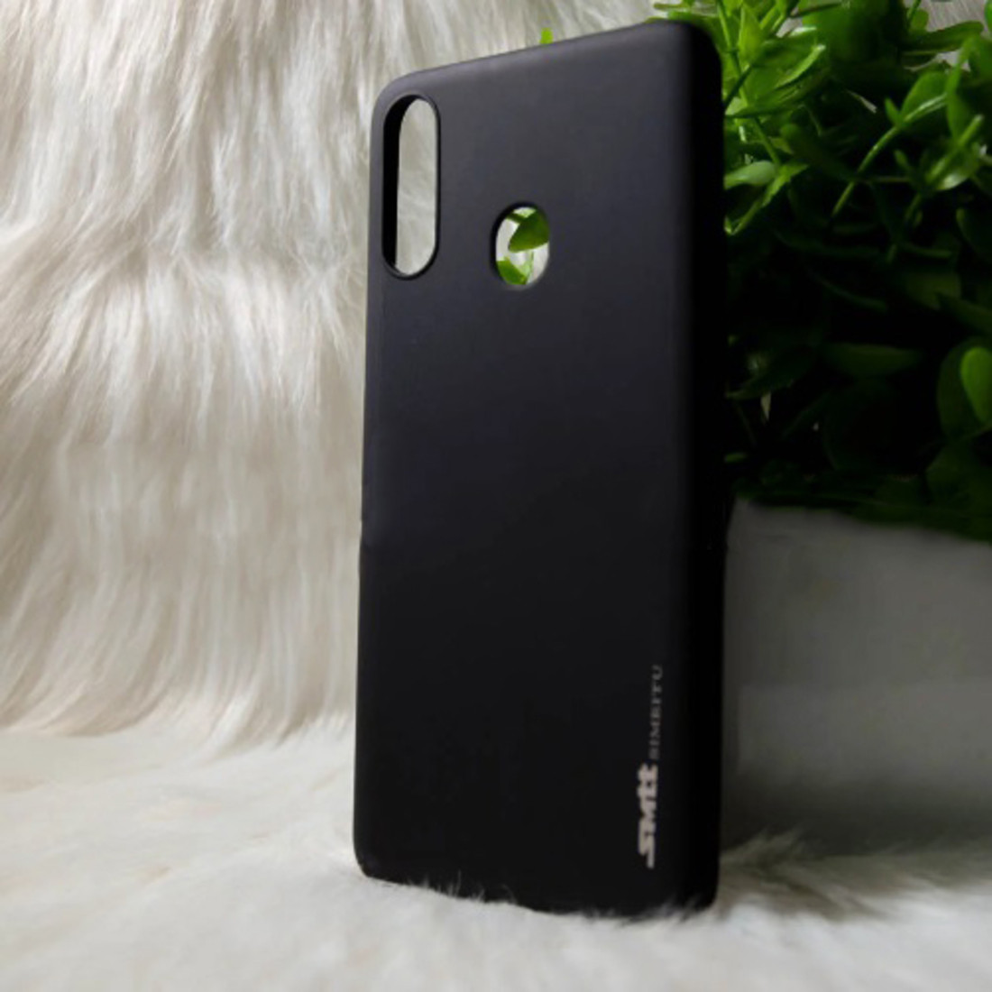 Силіконовий чохол Samsung A20s 2019 "SMTT" Чорний (black), фото 1