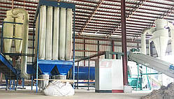 Лінія для виробництва паливних пелет з соломи DINGLI