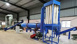 Лінія для виробництва паливних пелет з лушпиння соняшнику DINGLI