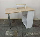 Стіл манікюрний столик складаний від виробника трансформер МС-1*2 Манікюрні столи Білий, фото 2