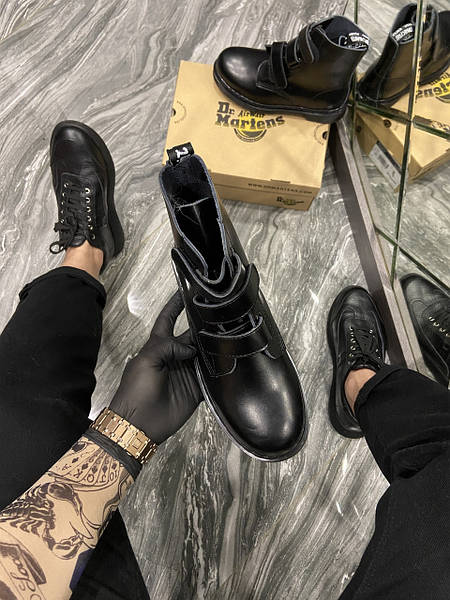 Dr martens coralia black sale
