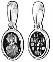 Образок серебряный Преподобномученица Евгения