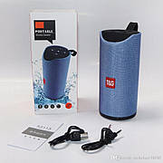 Портативна Bluetooth колонка TG-113 бездротова переносна колонка з вологозахистом бумбокс Блакитна