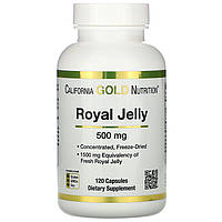 Маточное молочко California GOLD Nutrition "Royal Jelly" 500 мг (120 капсул)