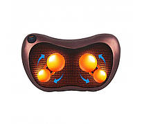 Масажер подушка з вібрацією для дому та машини Massage Pillow UKC QY-8028 з підігрівом для спини