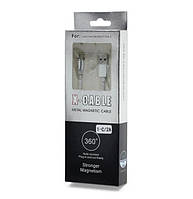 Магнітний кабель X-Cable Metal Magnetic Cable 360 Lightning