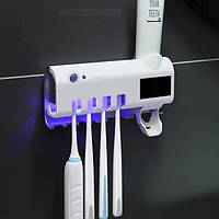 Диспенсер для зубной пасты и щеток автоматический Toothbrush sterilizer W-020