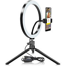 Світлодіодна лампа 26 см для блогера на тренозі, фото 4