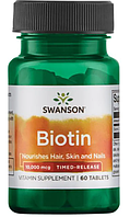 Swanson Biotin 10,000mcg 60 tabs