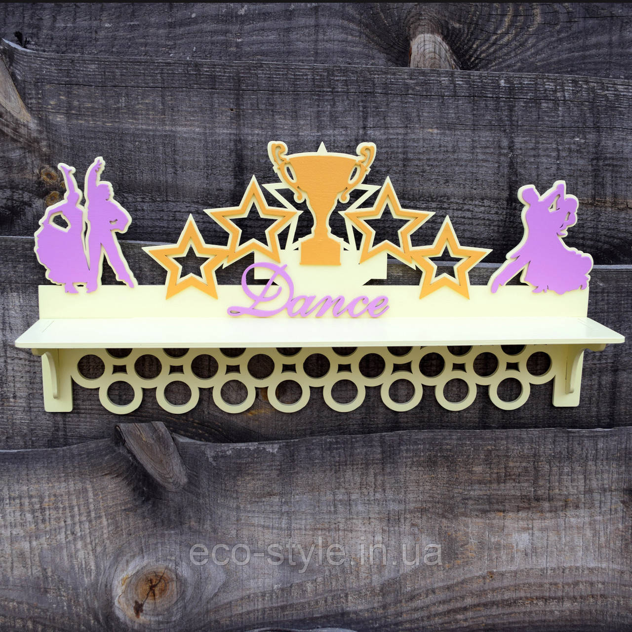 Медальниця для танців. Полиця для кубків танці, фото 1