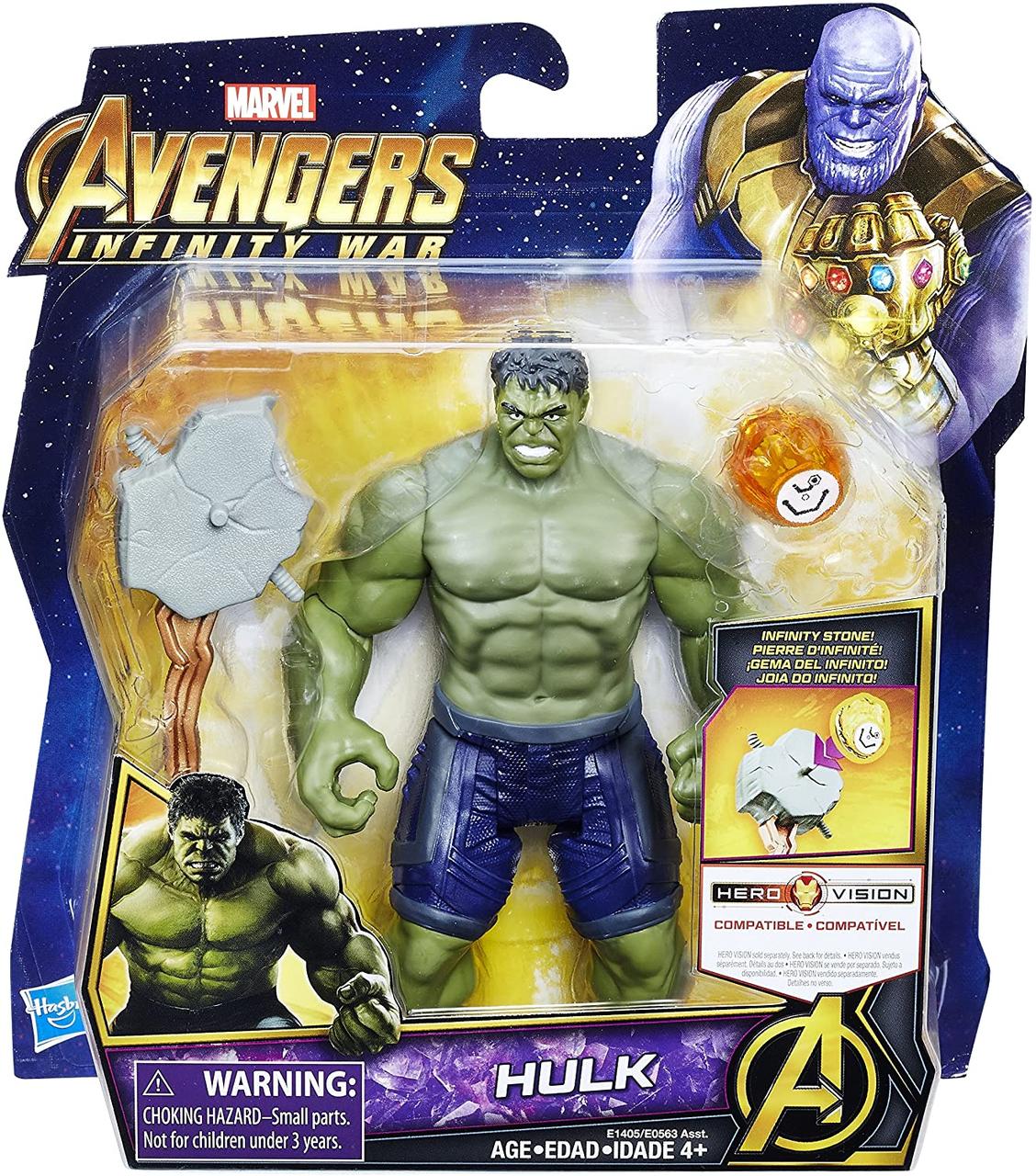 Фигурка Hasbro Халк, Мстители Война Бесконечности, 15 см - Hulk, Avengers Infinity War - фото 1 - id-p1282390319