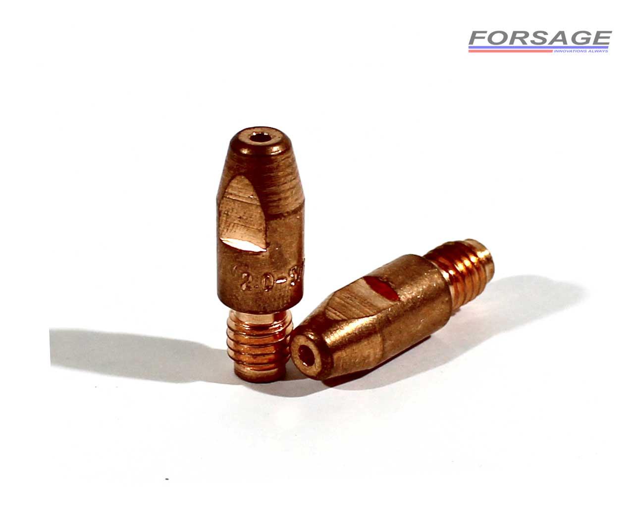 Наконечник струмознімальний мідний M8/30мм Ø2,0мм, фото 1