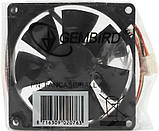 Вентилятор 80mm Gembird FANCASE/BALL 3pin, фото 3