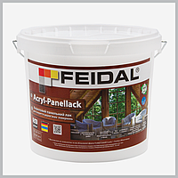 Лак панельный глянцевый на водной основе без запаха Feidal Acryl-Panellack 5л