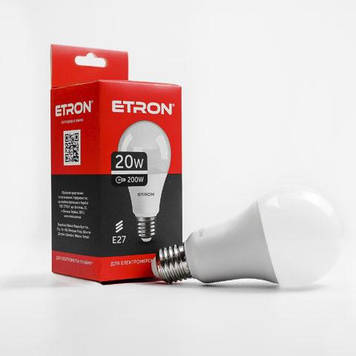 Лампа св/діод ETRON Light A70 20W 4200K E27 (1-ELP-002)