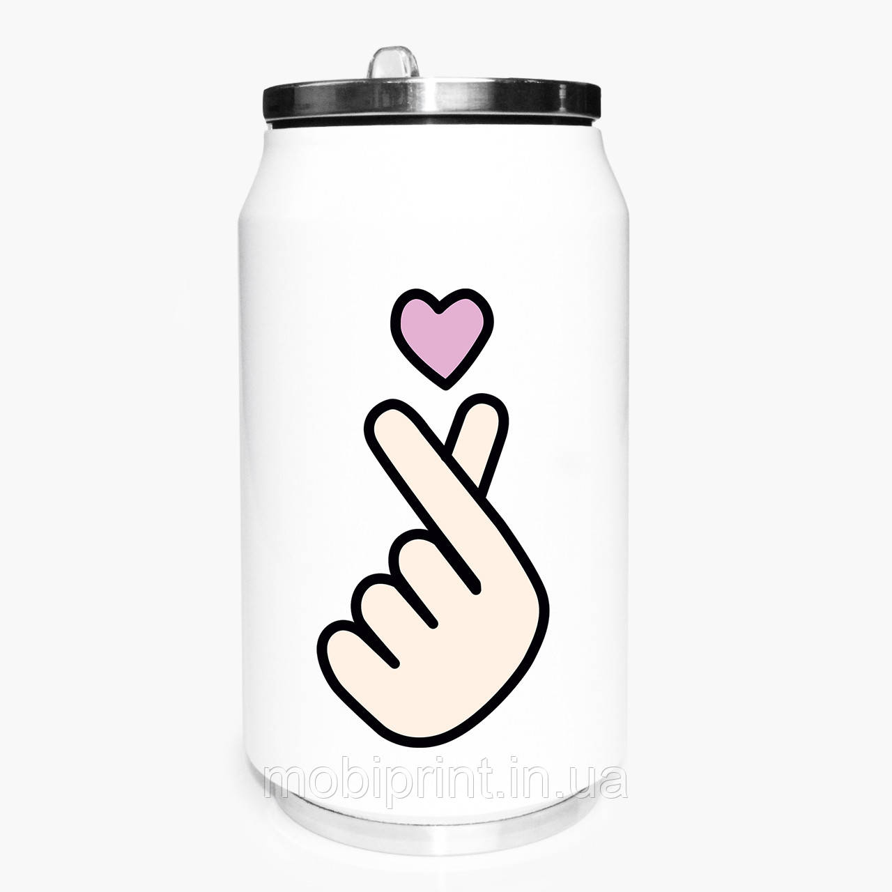 Термокружка БТС (BTS) термобанка з нержавіючої сталі з принтом, фото 1