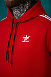 Спортивний костюм з капюшоном тепла зима Худі + штани червоний Київ, фото 3