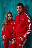 Спортивний костюм з капюшоном тепла зима Худі + штани червоний Київ, фото 5