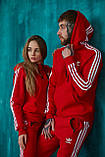 Спортивний костюм з капюшоном тепла зима Худі + штани червоний Київ, фото 8