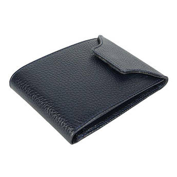 Чоловічий шкіряний гаманець Bond 511-1170 d.blue темно-синього кольору