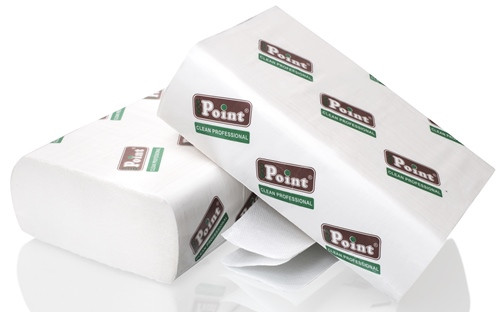 Паперові рушники листові, білі, z-складання, zl-170