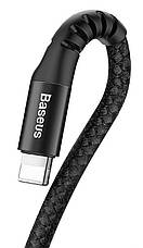 Кабель для зарядки телефона/ смартфона Baseus USB - Lightning 1 м 2 А Спіраль Чорний (CALSR-01), фото 3