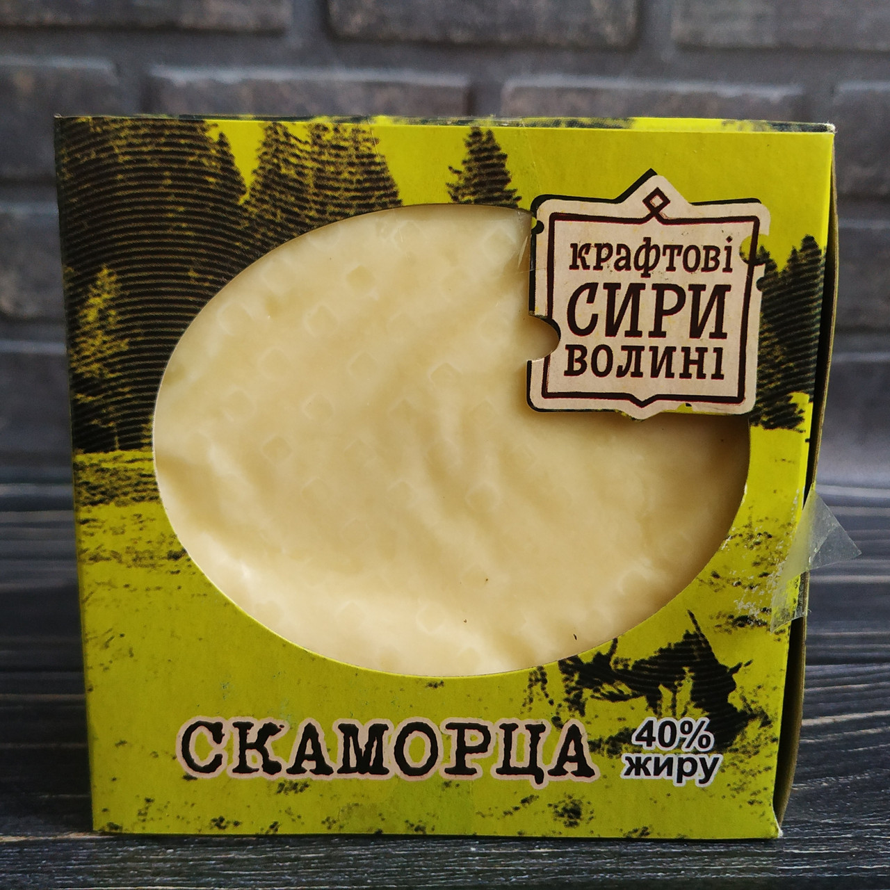 Сір Скаморца 100г Волинська крафтова сироварня