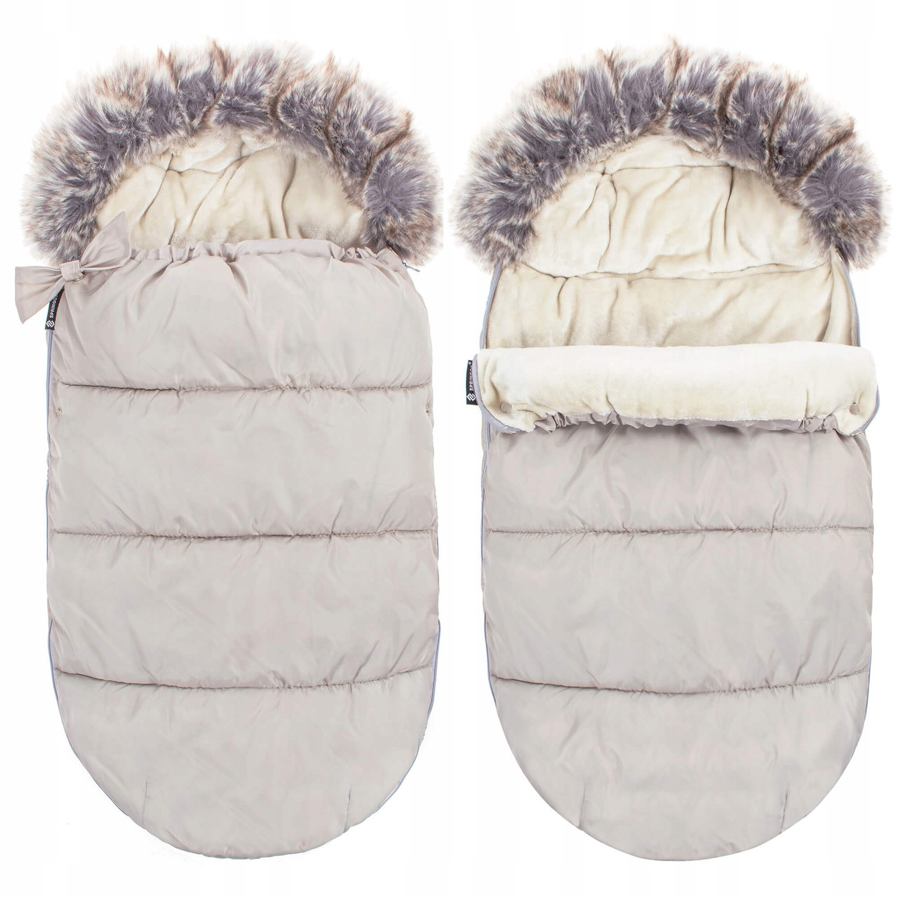 Дитячий конверт для коляски, санчат 4 в 1 Springos SB0027 Biege, фото 1