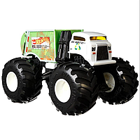 Джип Хот Вилс Монстр Мусоровоз 20 см Hot Wheels Monster Trucks Will Trash It All Mattel GJG72