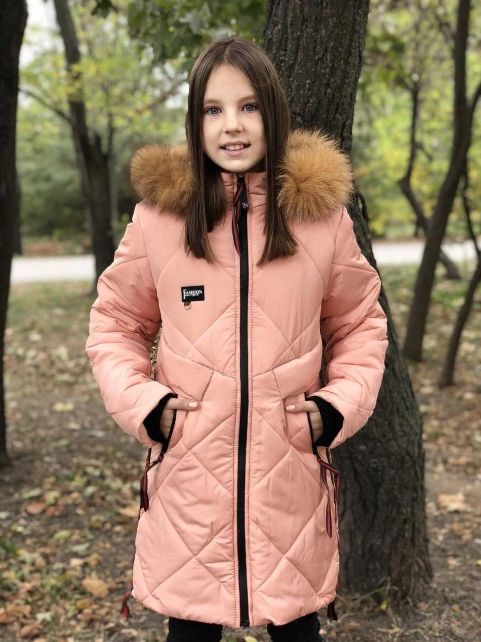 Зимове пальто для дівчаток