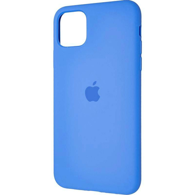 Силиконовый чехол Silicon Case для Iphone 12 синий