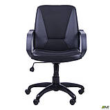 Крісло Ліга Пластик Неаполь N-20 вставка Сітка чорна, фото 3