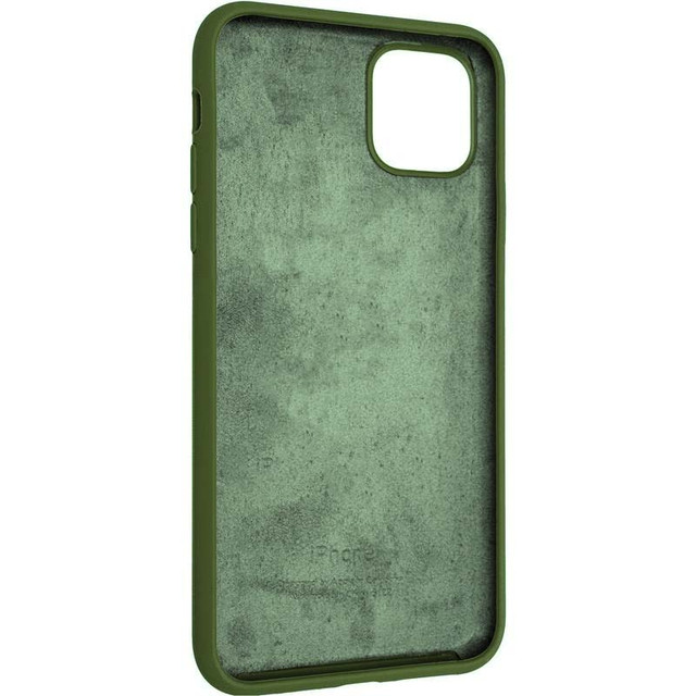 Силиконовый чехол Silicon Case для Iphone 12 Pro Max зеленый -2