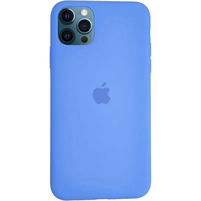 Чохол Silicone Case для Apple iPhone 12 Pro Max силіконовий, Marine blue