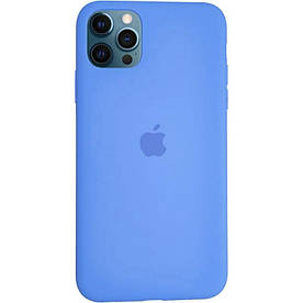 Чохол Silicone Case для Apple iPhone 12 Pro Max силіконовий, Marine blue