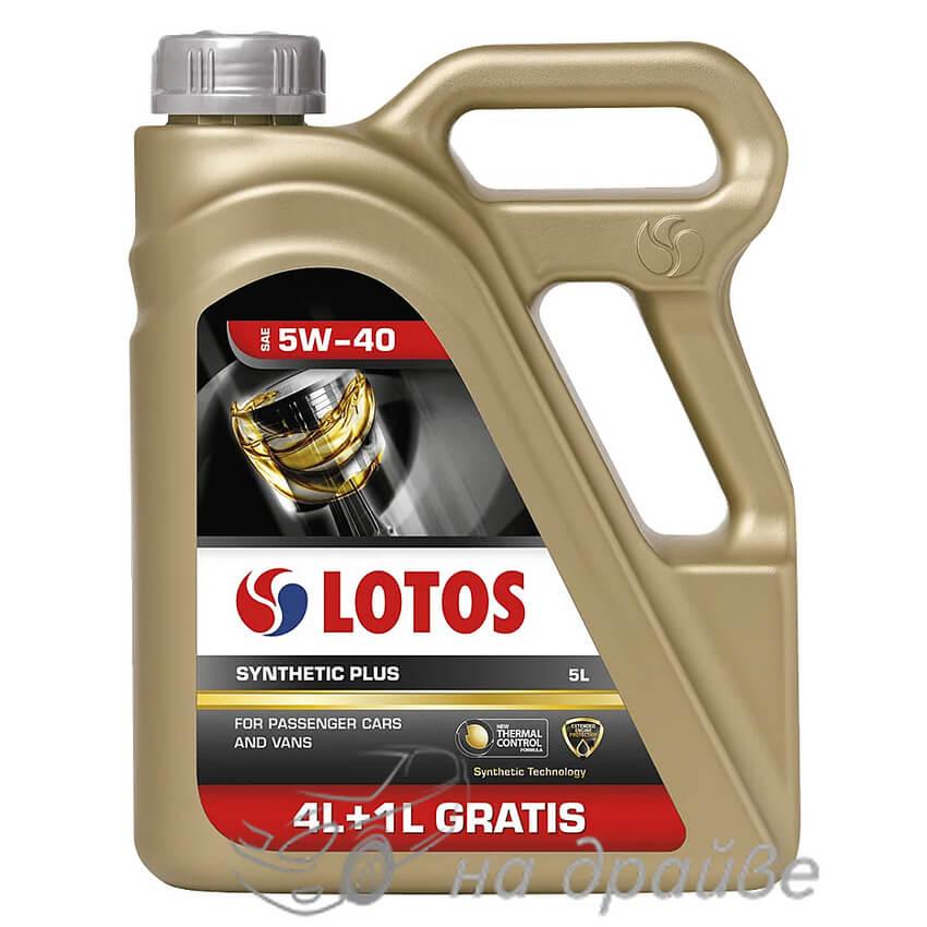 Масло моторне SYNTHETIC PLUS A3/B4 SN/CF 5W-40 4 + 1 л Lotos Oil