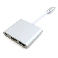 Порт-реплікатор EXTRADIGITAL USB Type-C to HDMI\/USB 3.0\/Type-C (0.15m) (KBH1691)