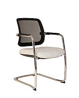 Кресло офисное Absolute NET CF LB каркас chrome спинка сетка OP-24, сиденье ткань CN-97 (Новый Стиль ТМ)