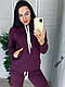 Костюм жіночий теплий із капюшоном і кишенею, фото 4